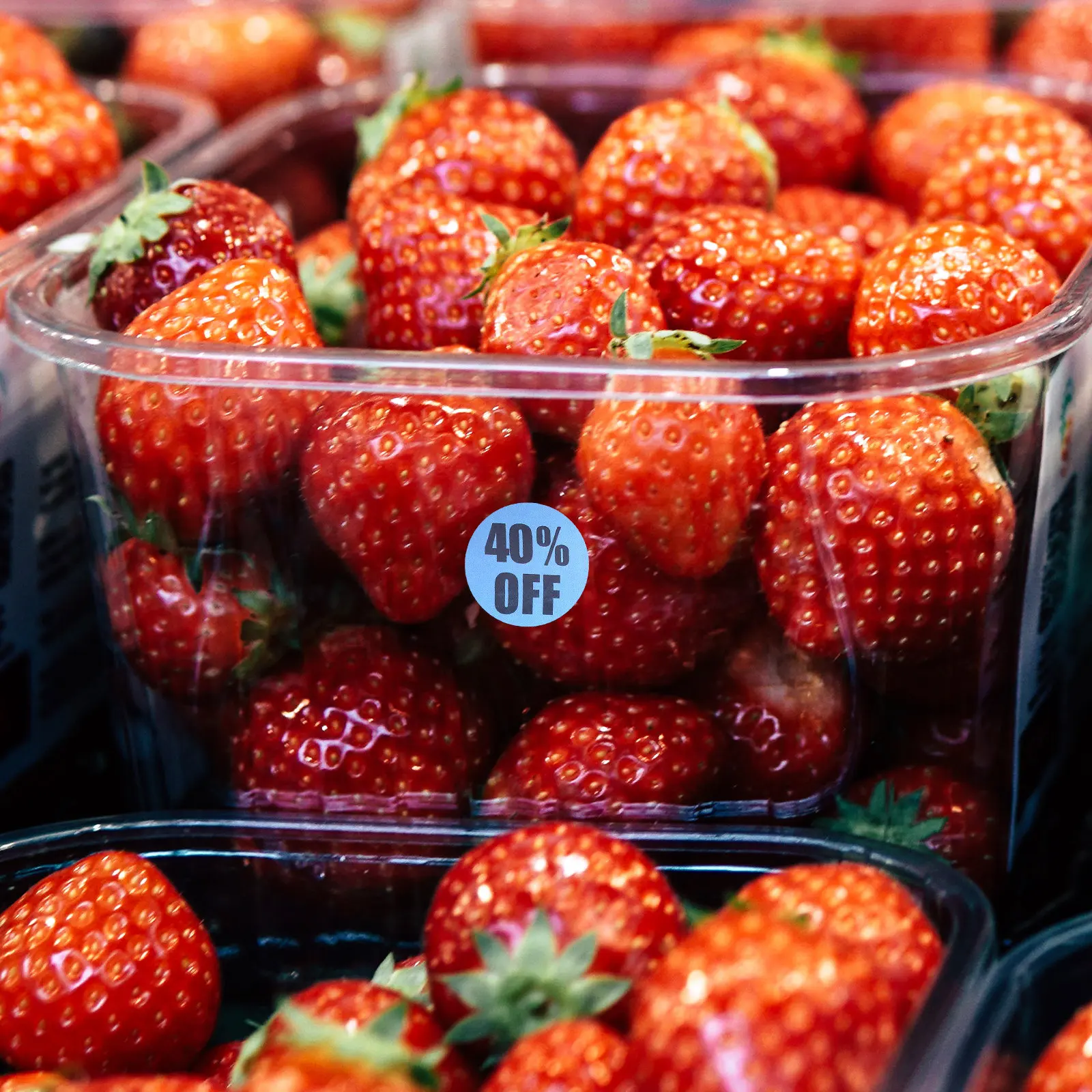 

6 рулонов самоклеящихся круглых этикеток со скидкой для демонстрации товаров в розничных магазинах, ценники для распродаж и ликвидации складских запасов