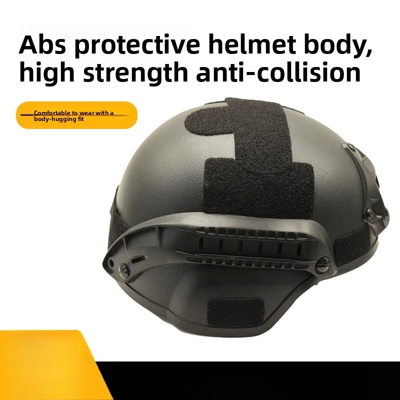 MICH2000 Style Tactical Helmet Simplified Rail Version for Outdoor CS Cosplay Skating Hiking CS Head Protection Tactical Gear