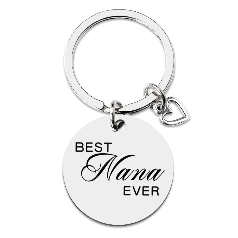 Best Mom Ever Keychain, Mother's Day Birthday Christmas Gift for Mom from Daughter Son, Present for Stepmom Mommy Mother in Law
