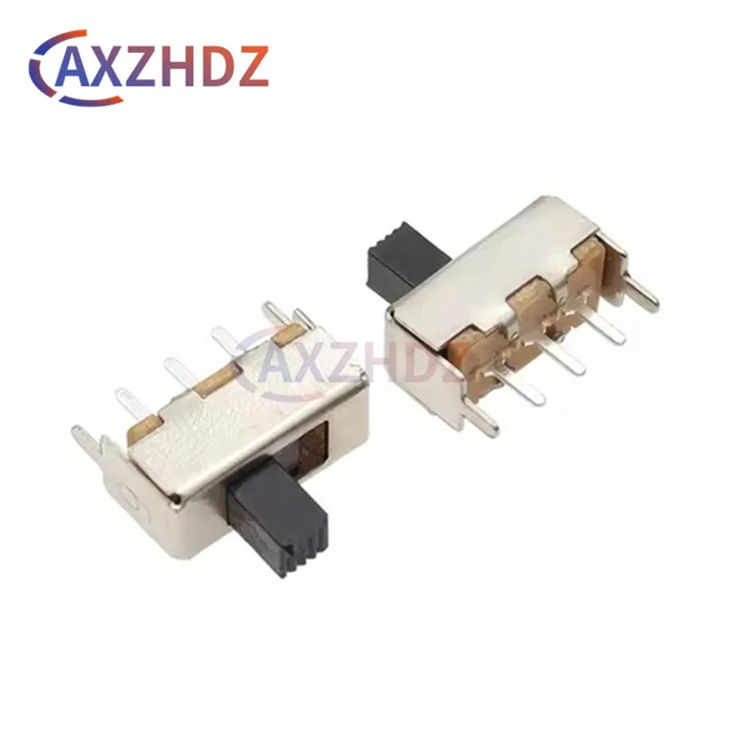 20PCS SS12F44 1P2T 3Pin Switch SS-12F44G3/4/5/6 Single Row Vertical Toggle Switch Handle Length 3mm 4mm 5mm 6mm 300mA 50VDC 5Pin