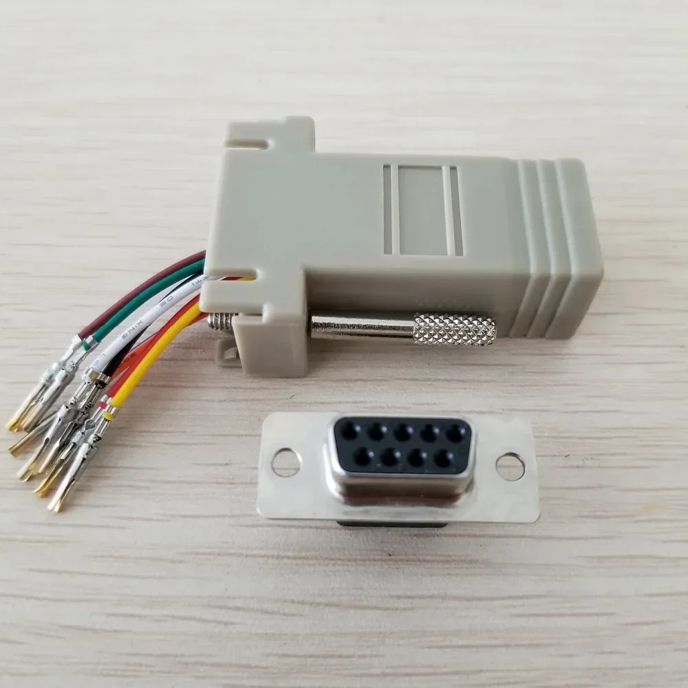 모듈식 어댑터 익스텐더, RJ45 암-DB9 RS232 COM 포트, 1 개