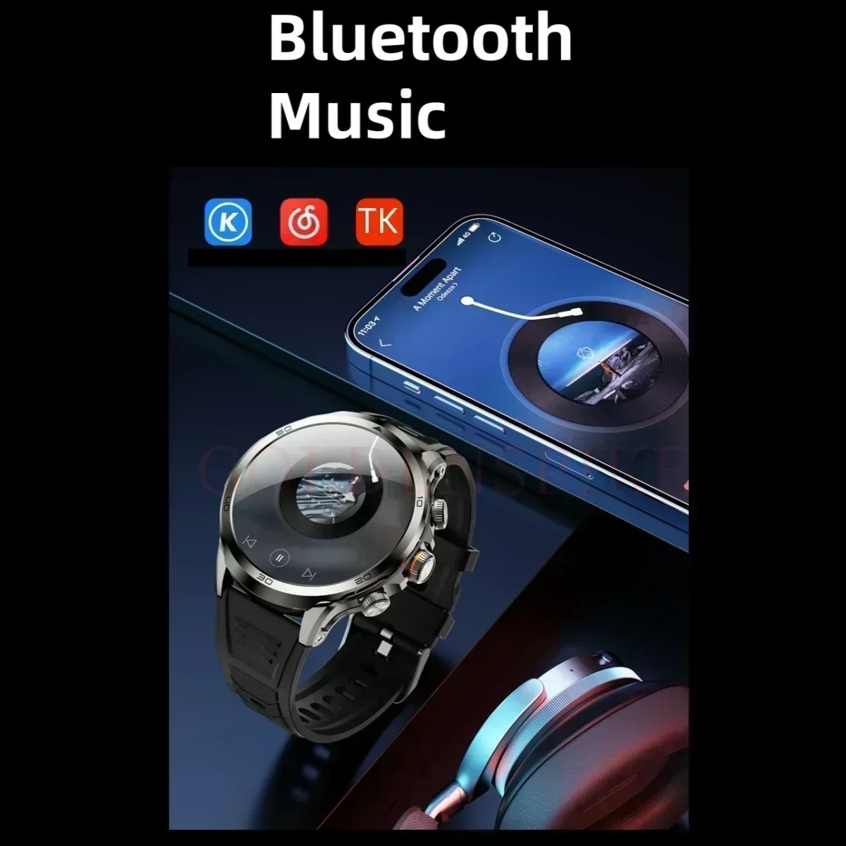 H19 4G LTE Full Network Android Smart Watch 32GB+256GB 900W Rotating Camera GPS WIFI Google Play Store Download Application