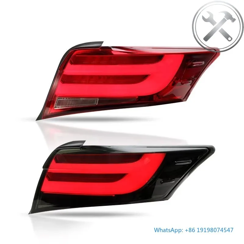 

2014‑2016 Compact Sedan Full LED Taillights Assembly All‑New Highlight Blink Sequential Turn Signal Clear Red ABS 12V Auto Parts