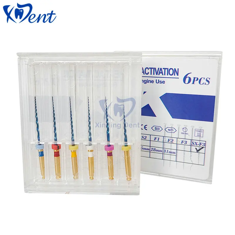 Dental Heat Activated Protaper Niti Files Endo File 21mm 25mm for Endo Motor Root Canal Teatment Dentistry