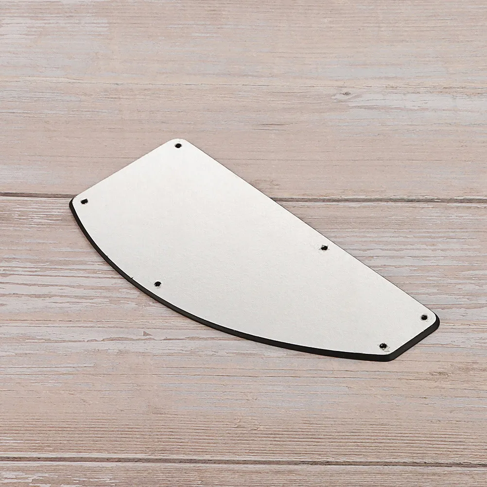 Guitar Back Plate 6 Holes Electric Guitar Pickguard Tremolo Cover Protective Cavity Rear Plate Scratch Resistant Smooth Surface
