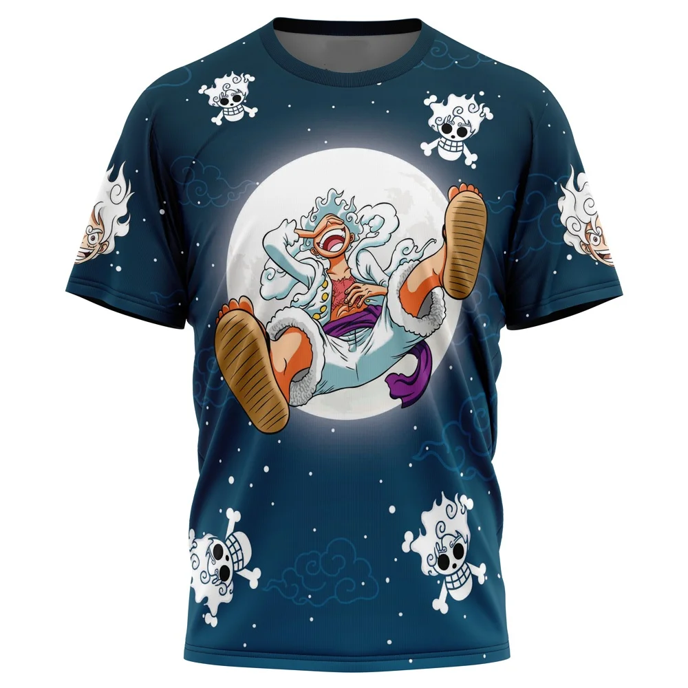 

Новинка 2026, футболка с принтом «Ника Луффи», серия «Ника», товары Bandai, быстросохнущий повседневный топ для взрослых и детей