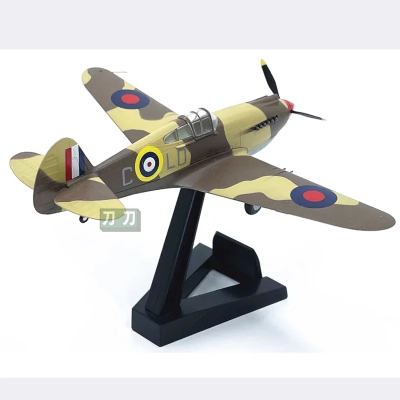 Diecast 1:72 Scale WWII British P40B/C warplane Finished Aircraft Model Static Decoration Souvenir Gifts For Adult Boy