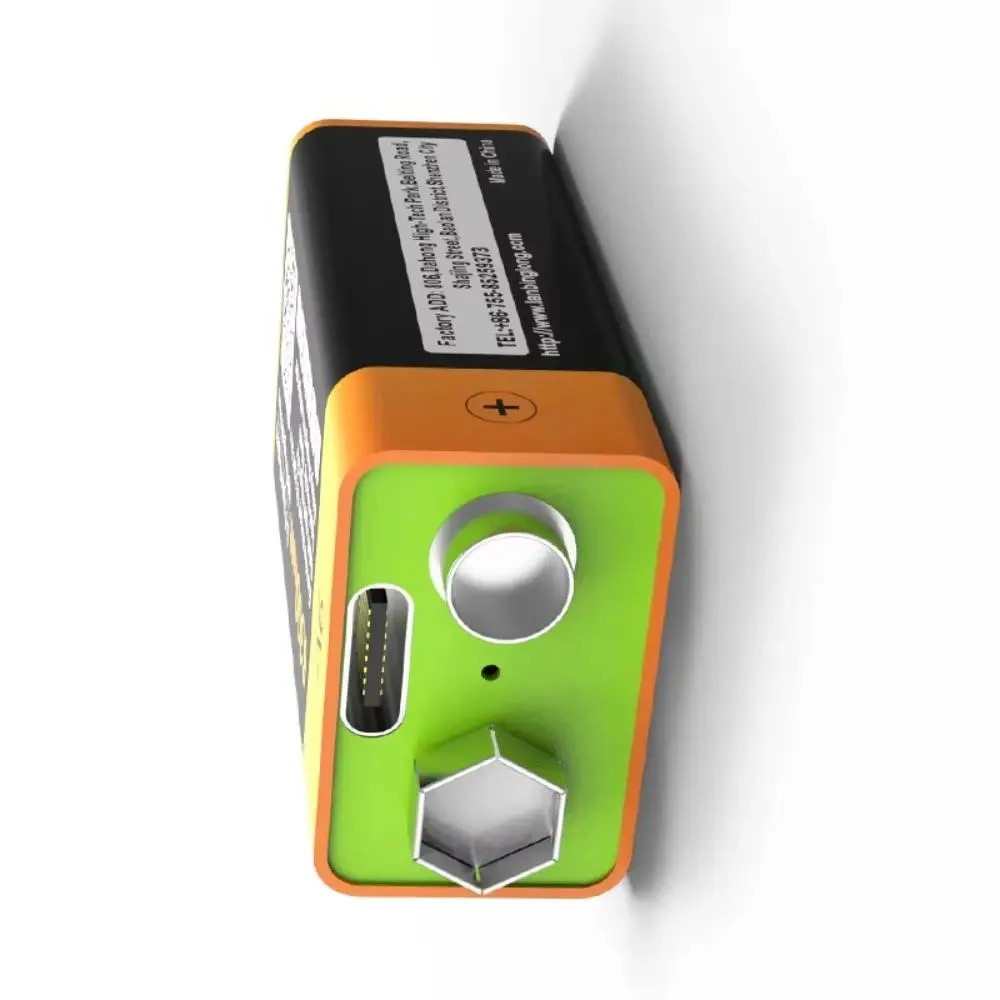 100% ZNTER 6300mWh 9V rechargeable lithium battery 6F22 USB lithium polymer rechargeable battery for RC camera