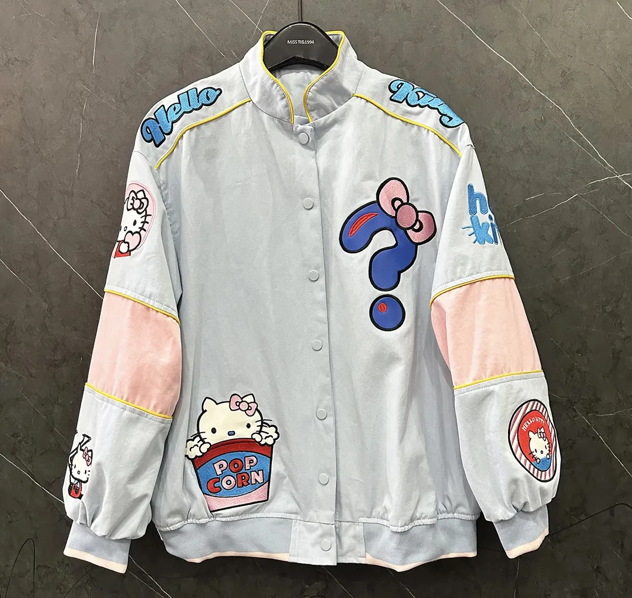 Heavy Industry Embroidery Cartoon Baseball Jacket Women Sweet Jackets 2025 Spring New Hip-hop Trend Brand Bomber Jacket