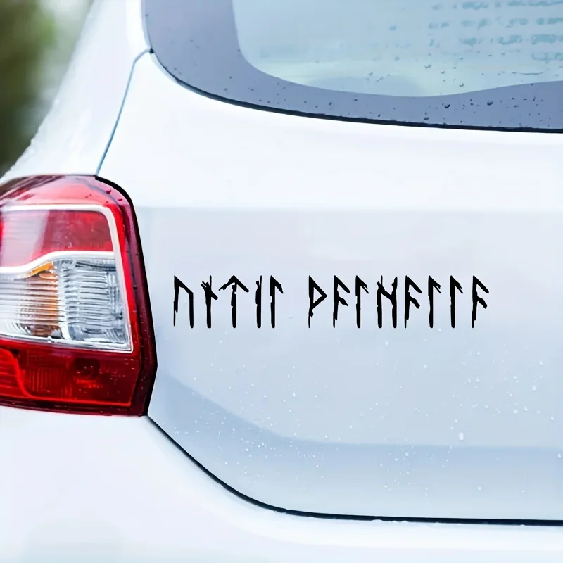 Viking Rune Sticker Until Valhalla Nordic Style Vinyl Decal Waterproof Laptop Truck Wall Car Window Decor