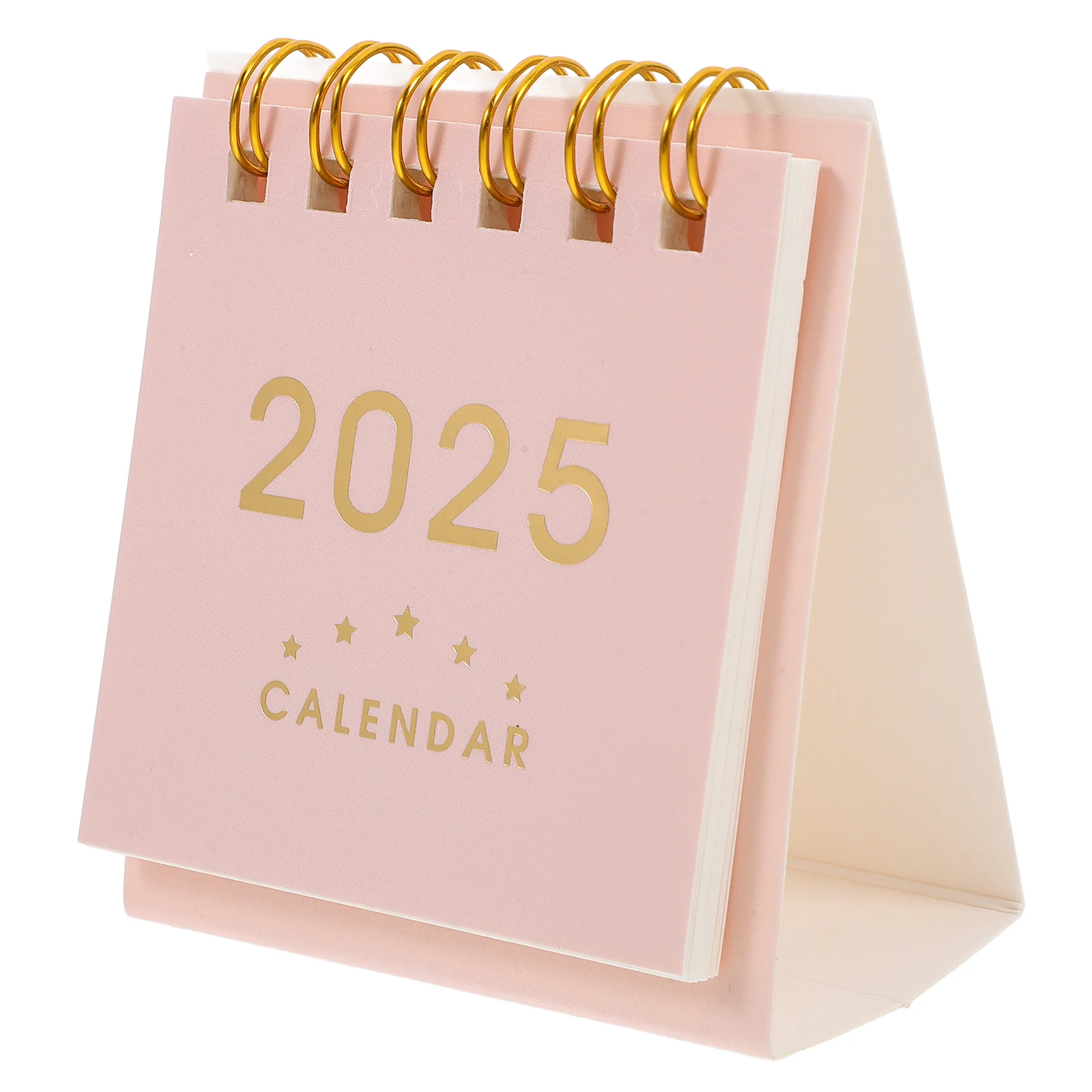 Simple Desk 2025 Minimalist Small Decorative Daily Use Home Office Standing Calendars Desktop Calendar Practical Notepad