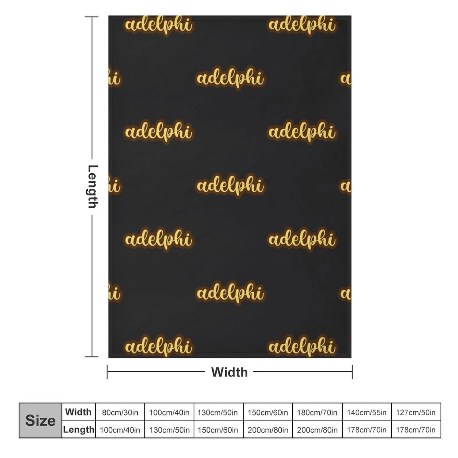 adelphi script Throw Blanket Sofa Throw Quilt Blankets