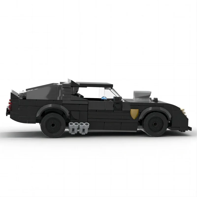 MOC 시티 테크니컬 카 무비 매드 맥스 V8 모델 빌딩 블록 인터셉터 머슬카 스피드 차량 브릭 장난감 크리스마스 어린이 선물