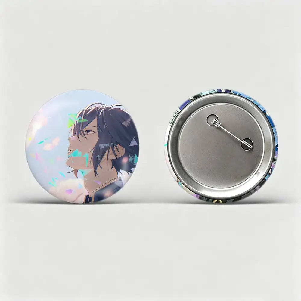 R-Rosei Kantsubaki Agents of the Four Seasons Custom Tinplate Round Button Badges Pins Brooches for Clothes Backpack