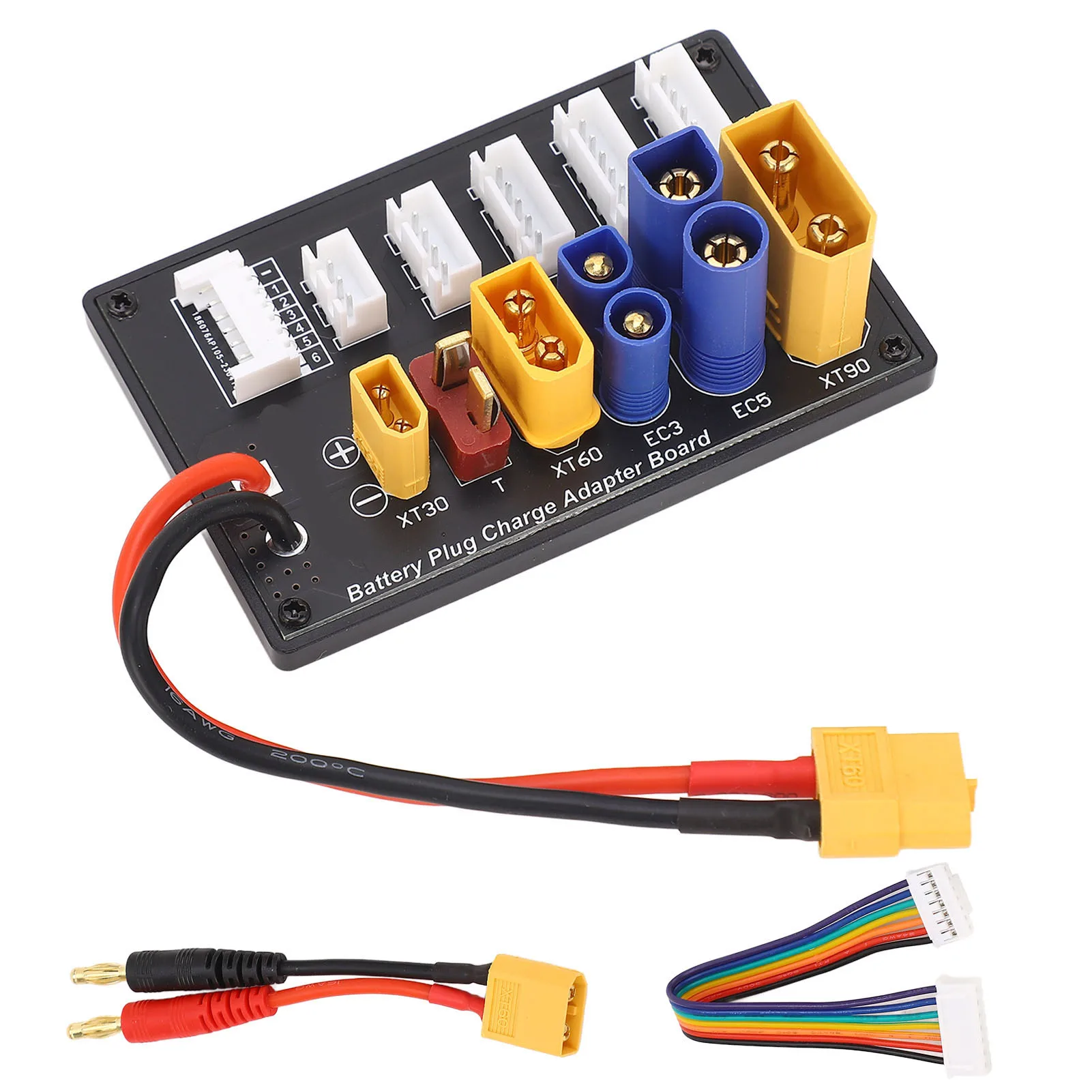 Parallel Charging Board XT90 XT30 EC3 EC5 T XT60 6S Battery Balance Adapter Board Battery Balance Charging Board