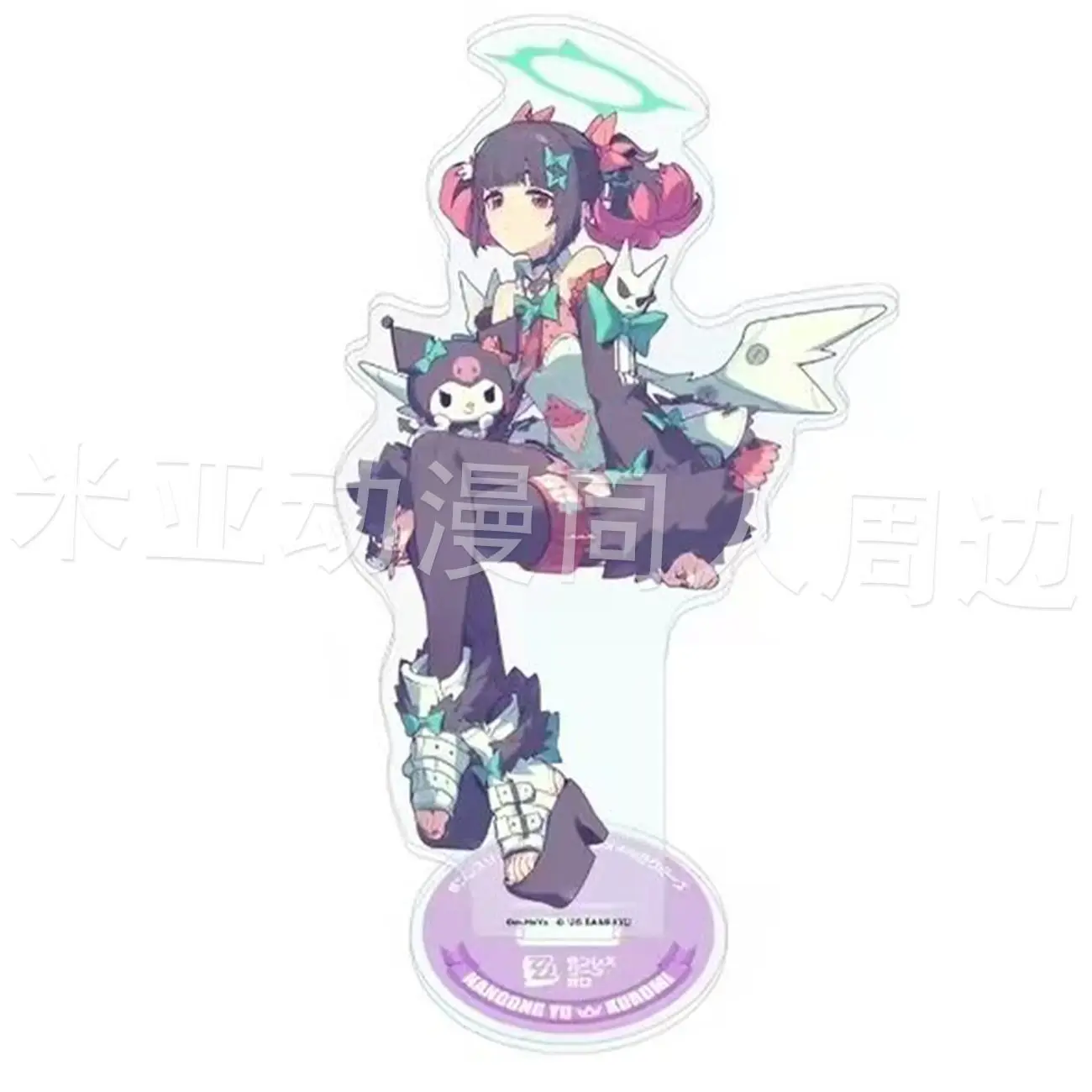 10cm Zenless Zone Zero Sanrio Ver. Aria My Melody Acg Stand Nangong Yu Kuromi Acrylic Stand Sunna Cinnamoroll Standing Plate Toy view 5