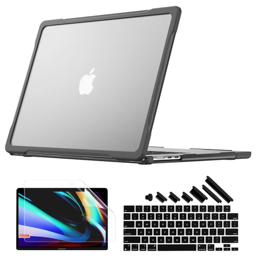 EGYAL Funda de portátil para 2025 M4 Air 15 A3241 13,6 A3240 Macbook Air 13 funda M1 M2 M3 M4 Pro 14 16 carcasa de portátil para carcasa anticaída