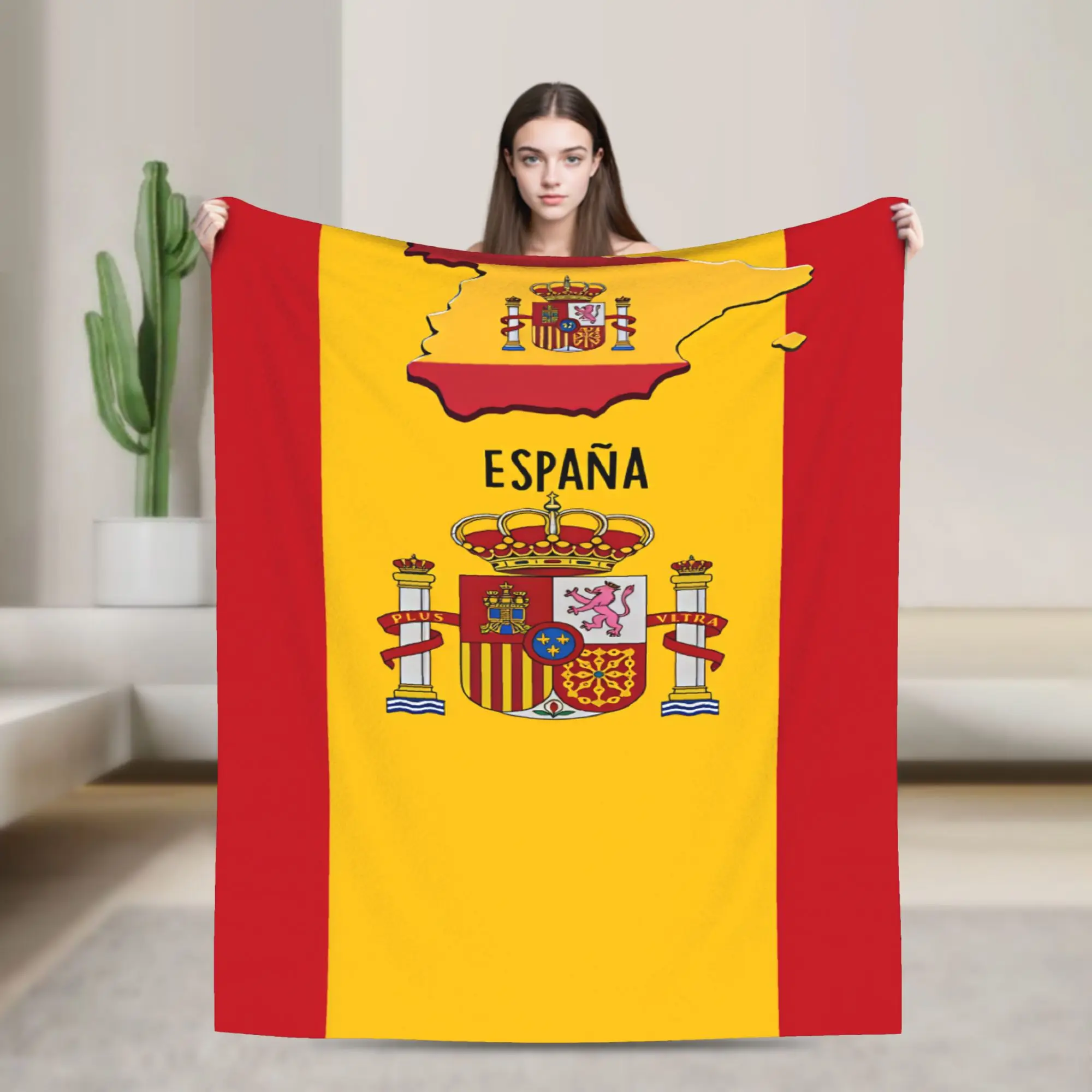 make spain great again  Soft Warm Blanket  Picnic Plush Throw Blanket Pattern Bedroom Flannel Bedspread Sofa Bed Cover