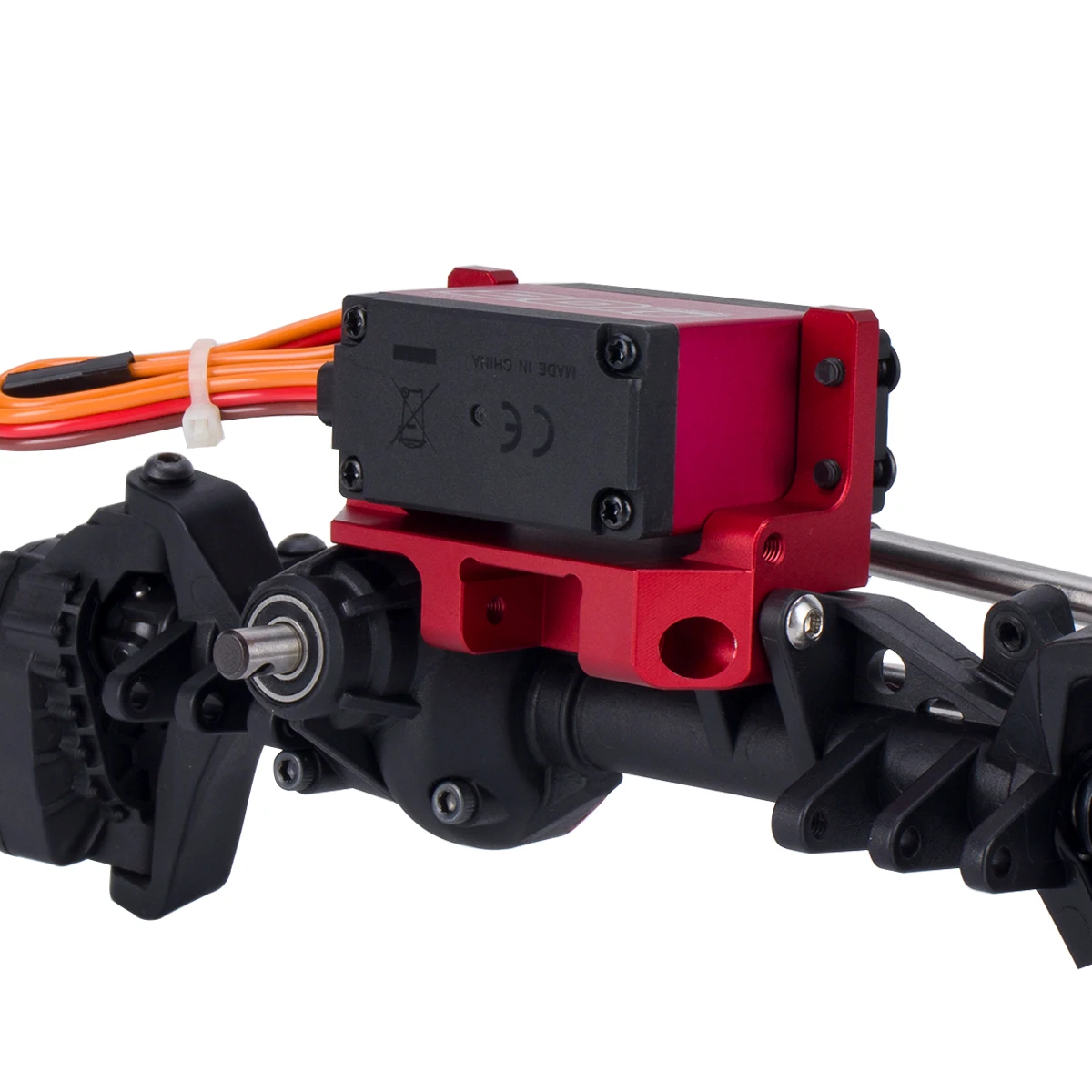 SCX10 III Servo on Axle Mount AR45P Portal Axle 4-link Suspension per 1/10 RC Crawler Car SCX10 III parti di aggiornamento in lega di alluminio