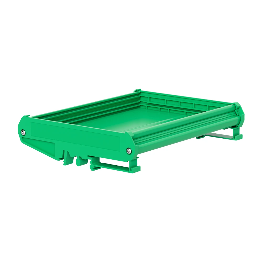 Customizable UM122 Double-Deck Module Bracket—DIN 35 Standard Rail-Mounted PCB Backplane Housing Support