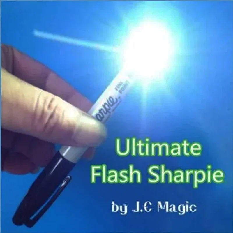 Ultimate Flash Sharpie by J.C Magic,Stage,Illusion,Gimmick,Props,Accessories,Mentalism,Magia Trick,Coin Vanishing