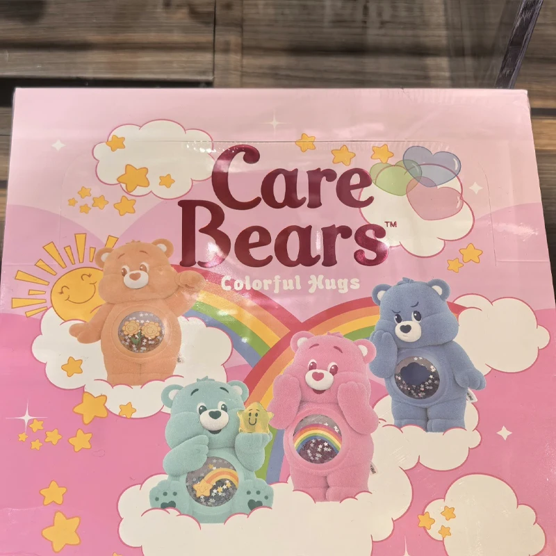 

2025 New Heart-Shaped Bear Colorful Embrace Series Figurine Blind Box Kawaii Room Decoration Toy Girl Surprise Gift