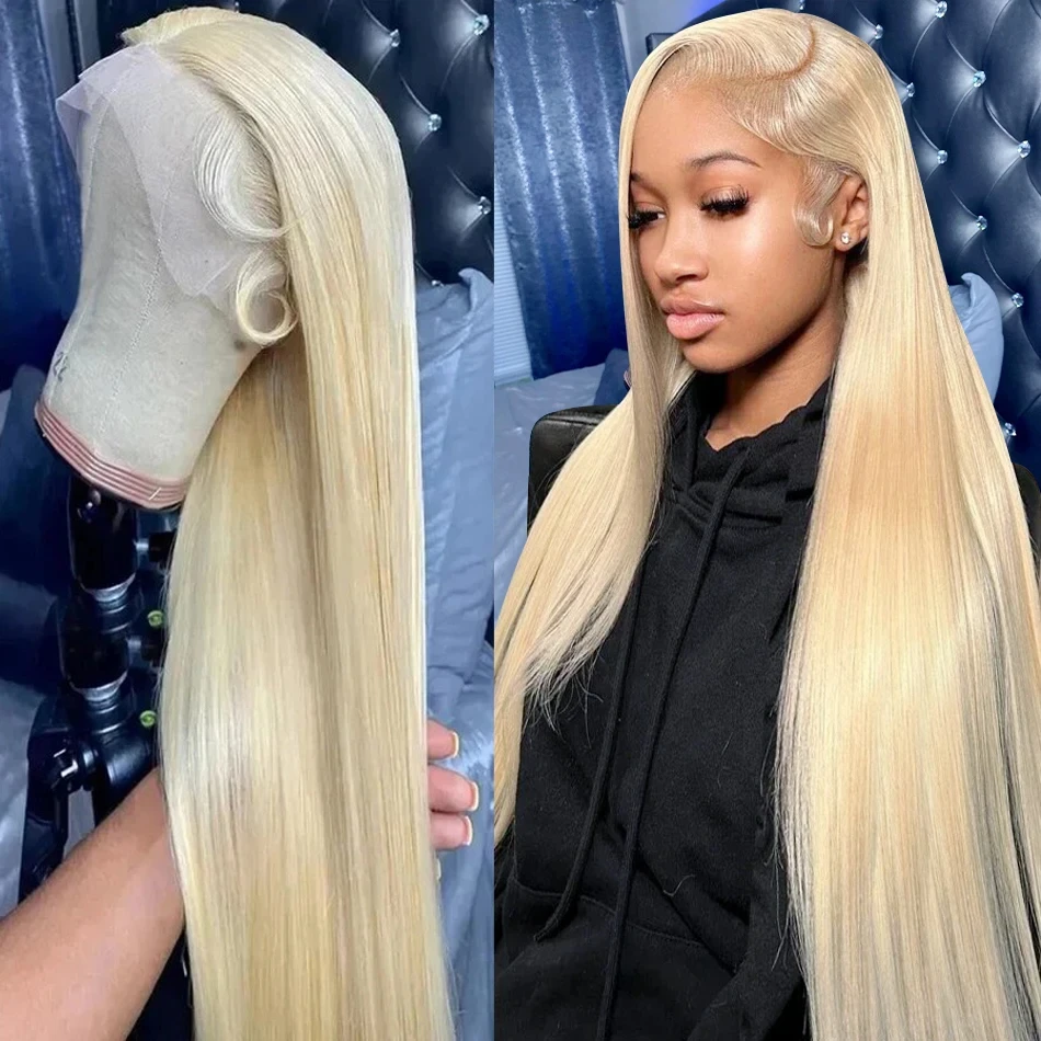 30 Inch Straight Blonde 613 Hd Lace Frontal Wig 13x6 Transparent Human Hair Wigs For Black Women 13x4 Lace Frontal Colored Wig