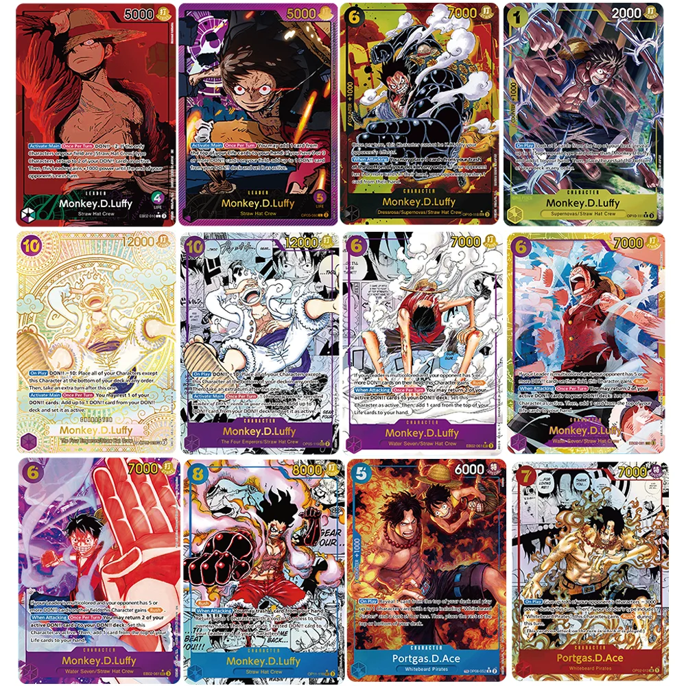 

Аниме One Piece OPCG Card Chopper/Luffy/Ace/Sanji/Zoro/Kuzan/Pudding/Sogeking/Game Аниме Collectine Proxy Cards Английская версия