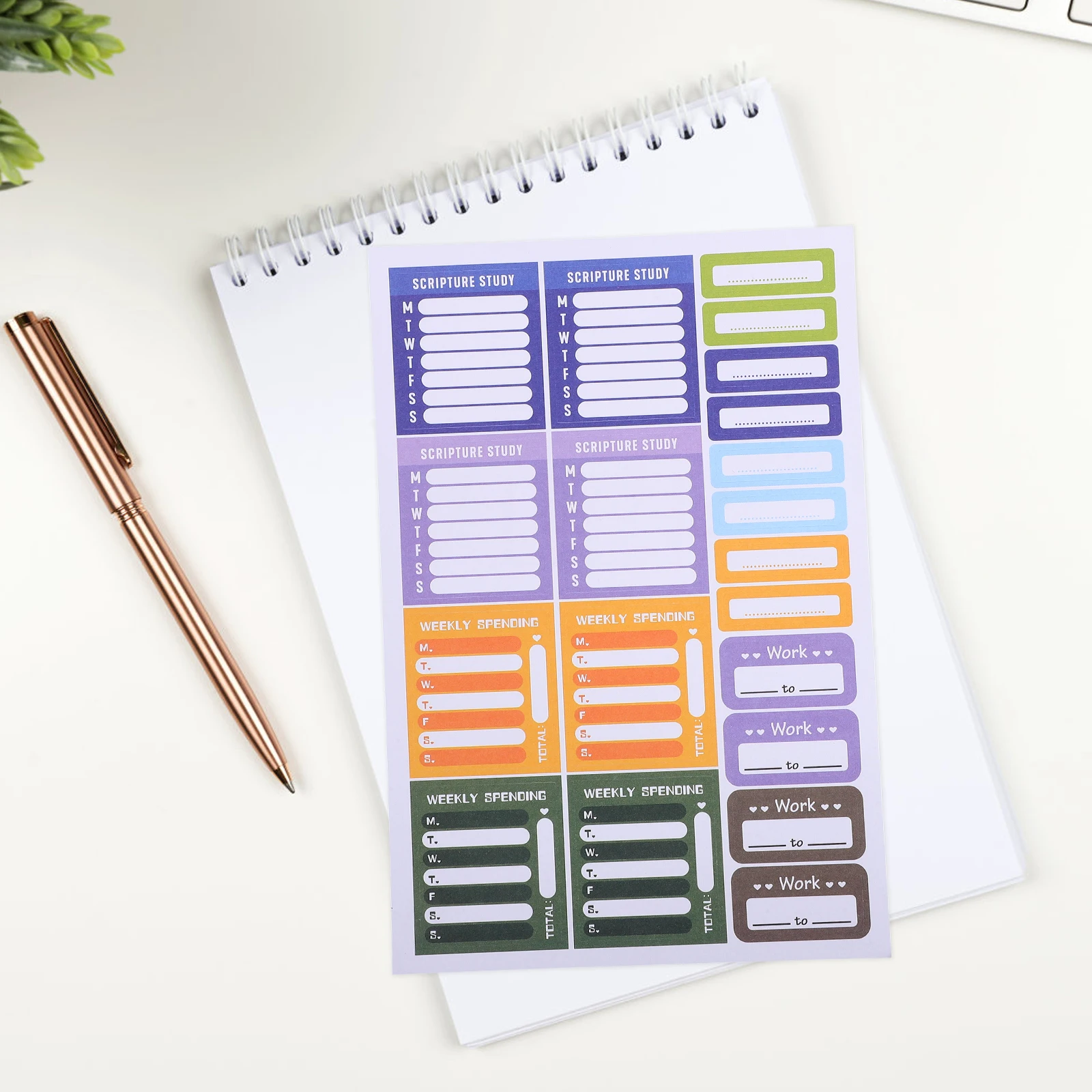 

Journaling Sticker Canning Labels Simple Budget Stickers for Planners Management