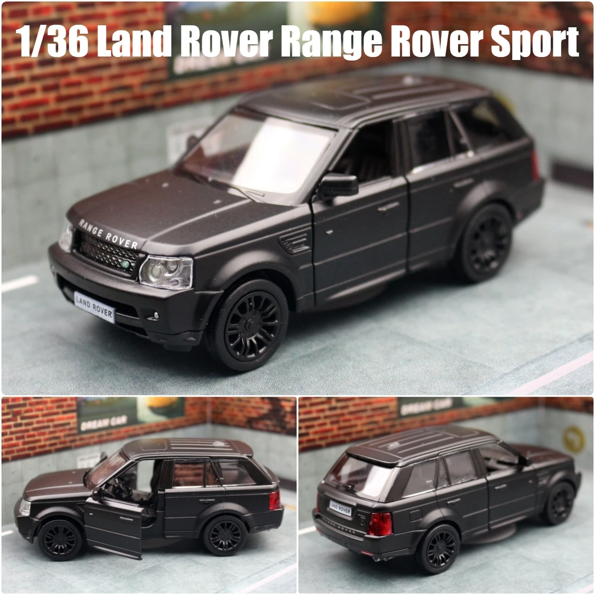 1/36 Land Rover Range Sport SUV Toy Car Model For Children RMZ