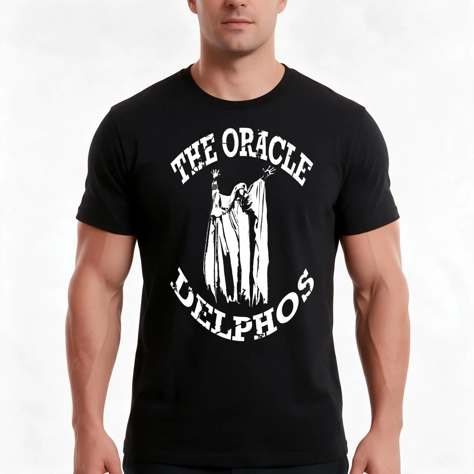 Shakespeare's The Oracle at Delphos T-Shirt, Summer Casual Cotton Tee, Oversized Streetwear Tops, Vintage Graphic Print