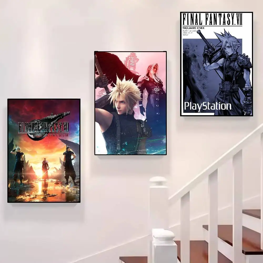 VII Wall Art Prints Canvas Painting Poster Picture For Office Living Room Home Decor Hot Games F-Final F-Fantasy