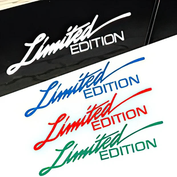 Car Vinyl Stickers LIMITED EDITION Sticker Creative Fashion Car-styling Decoration Auto Body Window Glass Decoration Laser Decal
