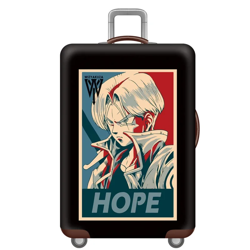 Anime Dragon Ball Luggage Protective Cover Cartoon Stretch Dust Case Goku Fashion Anti-friction Shell Vegeta Suitcase Decorative