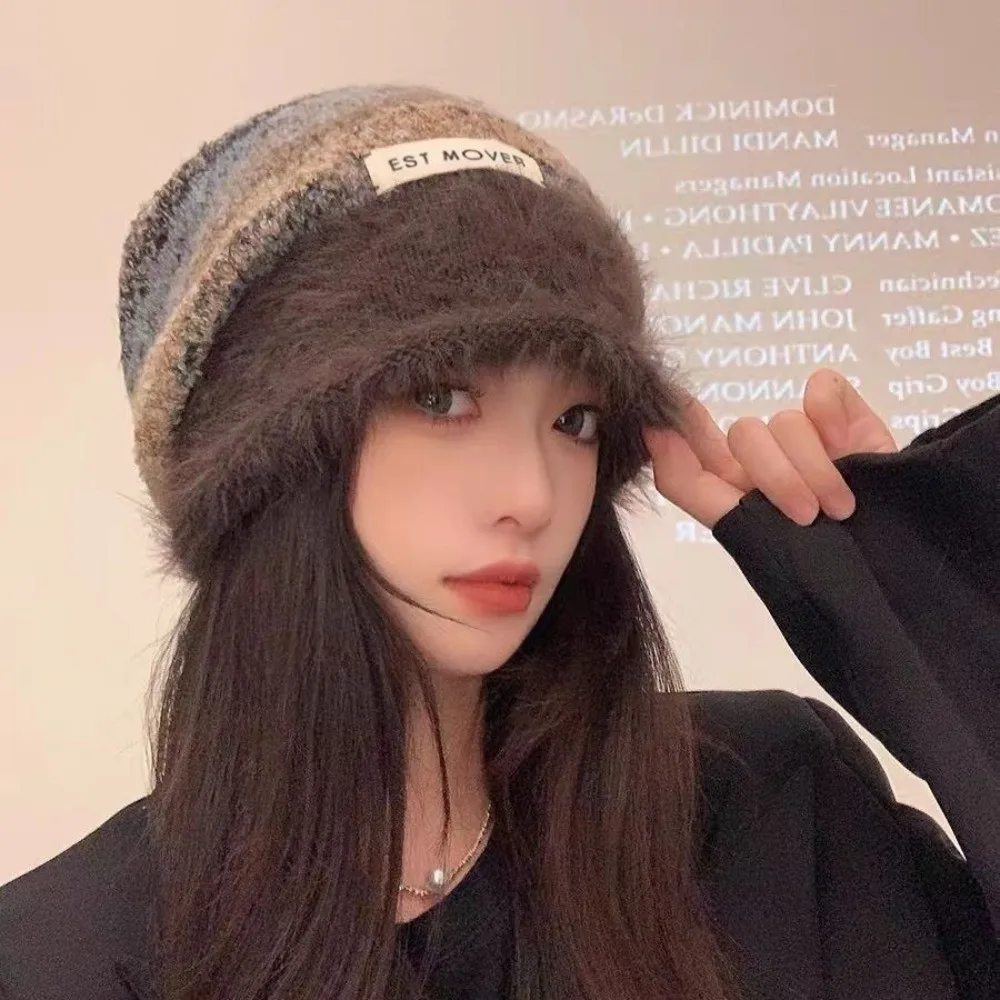 أزياء يندبروف محبوك قبعة الباردة والدليل على الدافئة السترة قبعة أفخم سدادات حماية الأذن قبعة الخريف الشتاء