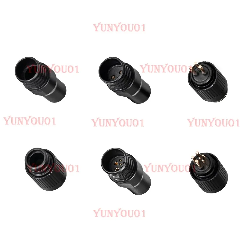 

Watertight Connector M10 Waterproof Aviation Plug Underwater Wire-to-wire Connector Short Plug Female Seat Male Cable