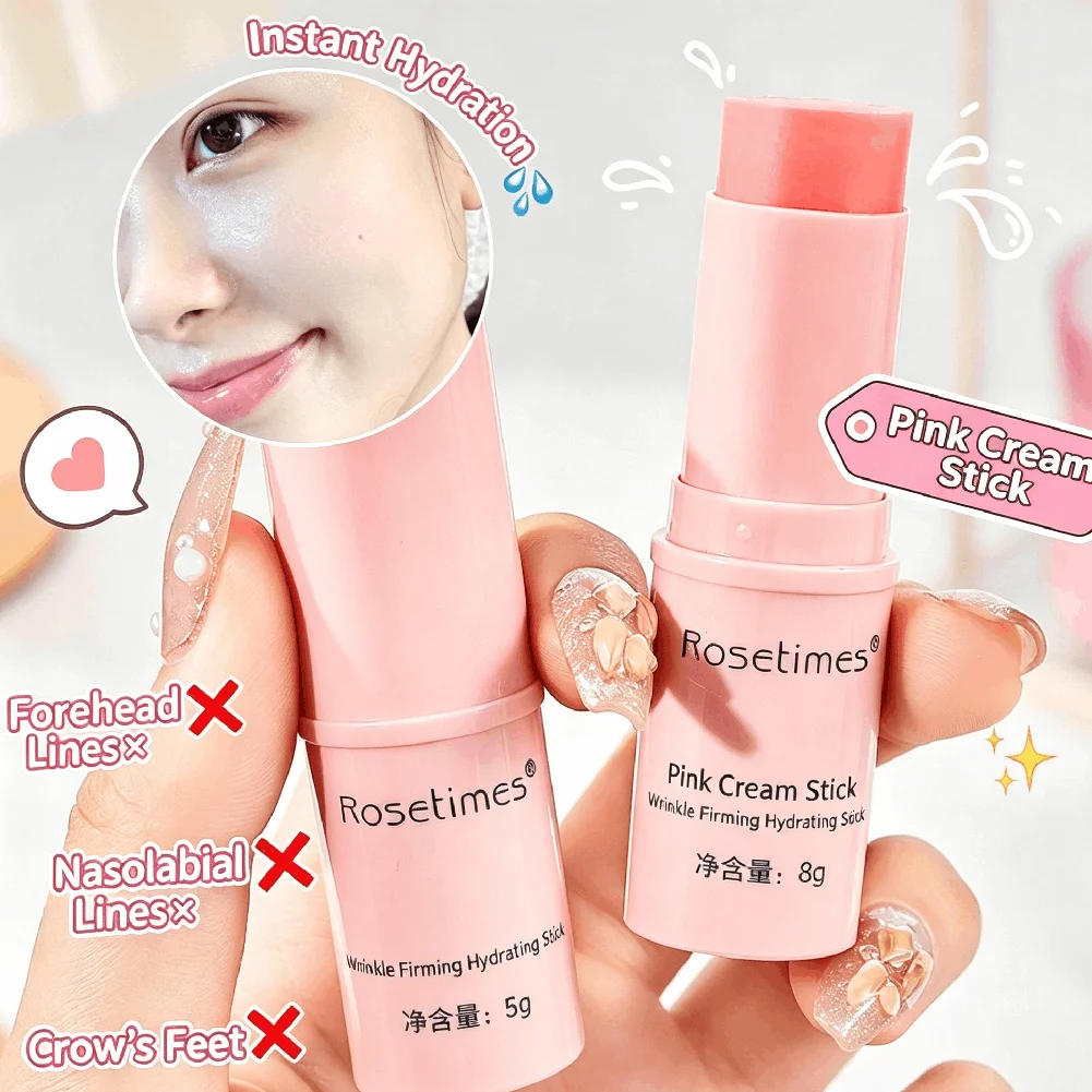 Wrinkle Bounce Multi Cream Stick Collagen Moisturizer for Face Lips Neck Dullness Dry Lines Smooth Glow Korean Skincare Cosmetic