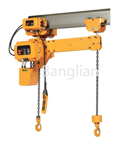 New Factory Wholesale 1 2 5 10t Heavy Duty Electric Chain Wire Rope Trolley Block Hoist Lift Winch