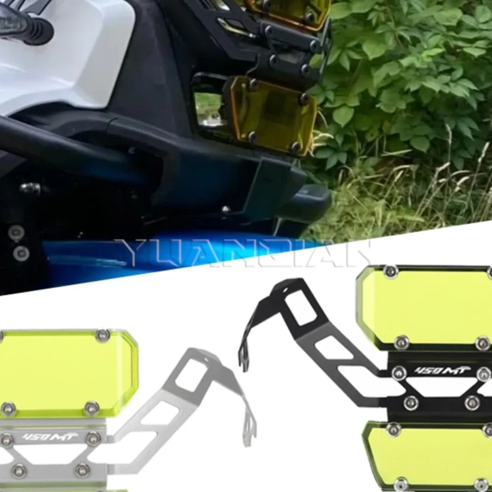 450MT Headlamp Light Protection Cover For CFMOTO CF MOTO 450 MT 450 MT450 2024 2025 2026 2027 Headlight Grille Guard Protector
