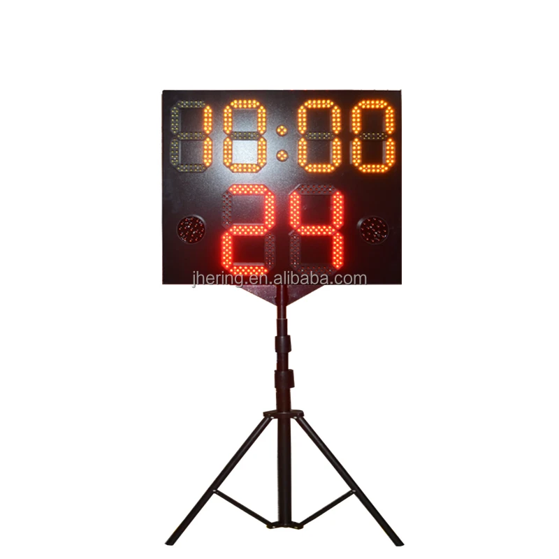 Jhering Game 24-Second Outdoor Digital Wireless LED Basketball Shot Clock New From China for Basketball Signage and Displays