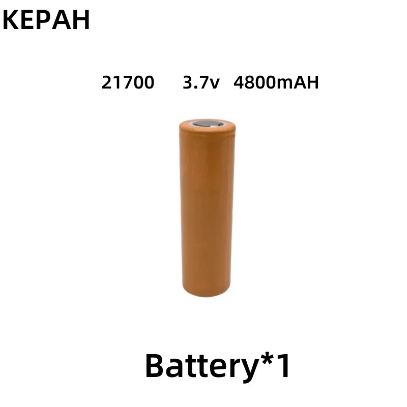 21700 NCR21700T Lithium Rechargeable Battery 4800mAh 3.7 V 40A High-discharge Battery High-drain Li-ion Battery led flashlight