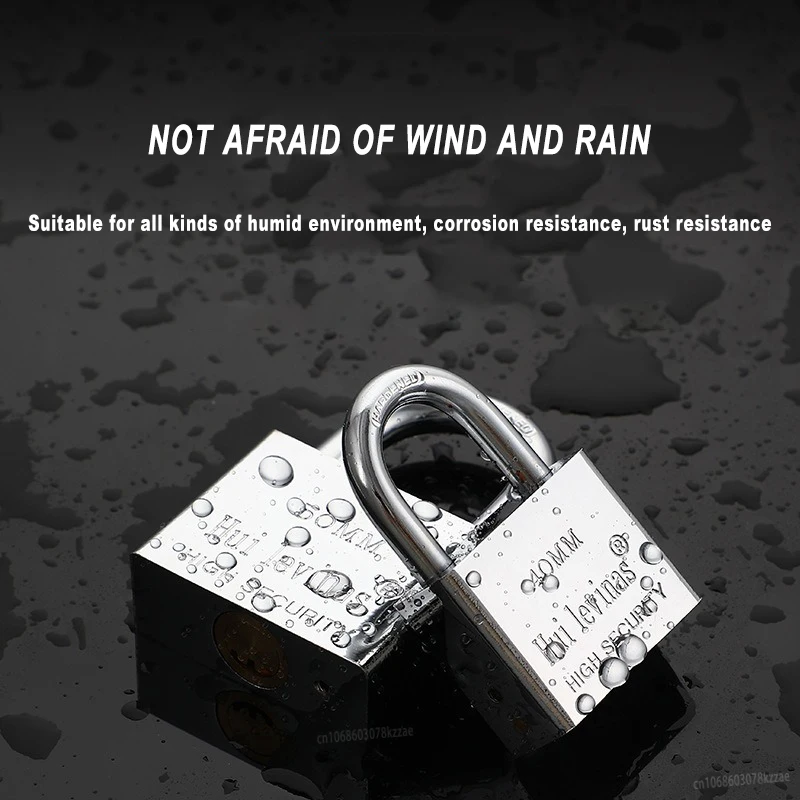 Home Padlock Head Dormitory Outdoor Lock Waterproof, Rust-proof, Anti-theft and Anti-picking Lock Door Open The Lock gallery 4