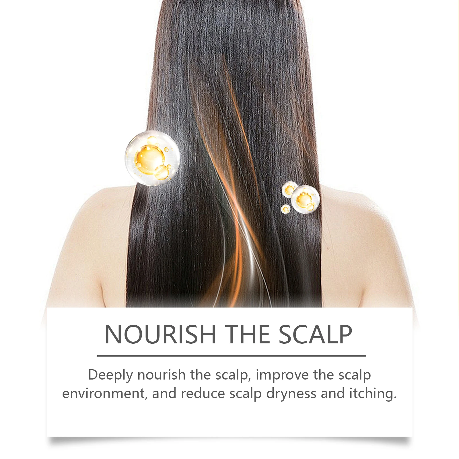 Hair Growth Serum Anti Hair Loss ผลิตภัณฑ์ป้องกันแห้ง Frizz เสีย Nourishing Root Repair หนังศีรษะผม Thicken Strengthening น้ํามัน