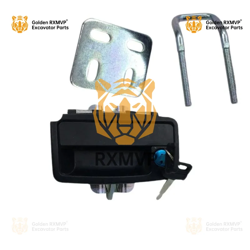 For Sany SY55 SY75 SY205 SY215 SY235-8-9 Engine hood lock Domestic rear hood lock Excavator accessories