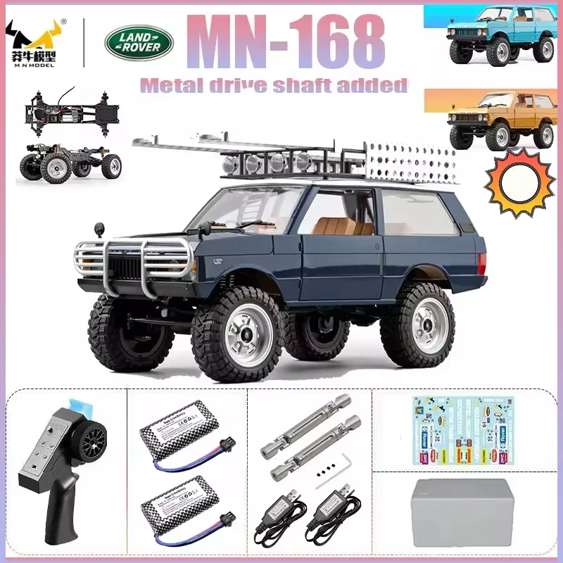 

MN168 New 1:12 First Generation Range Rover Rc Remote Control Vehicle All Terrain Crossing Climbing Vehicle with Door Bridge