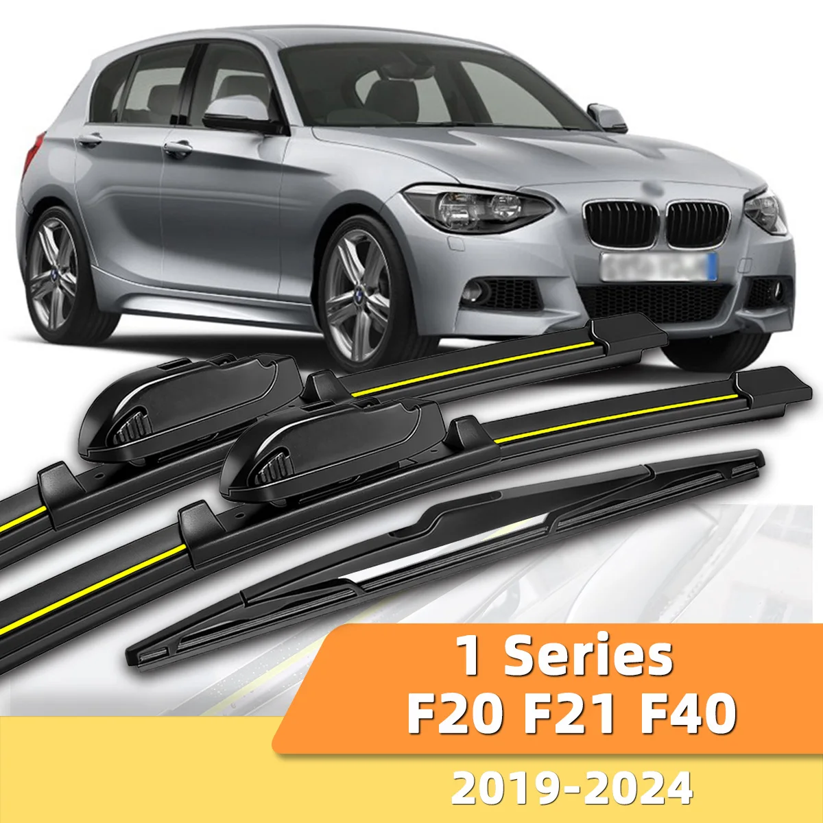 

3PCS Front And Rear Windshield Wipers Suitable For Bmw 1 Series F20 F21 F40 2019-2024 Windshield Window Accessories 2020 2021
