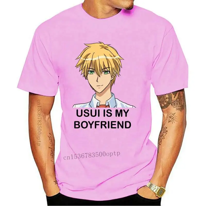 Kaichou Wa Maid Sama - Usui Is My Boyfriend T Shirt 6Xl Cotton Big Size Kaichou Wa Maid Sama Anime Manga Japan Usui Tanuki