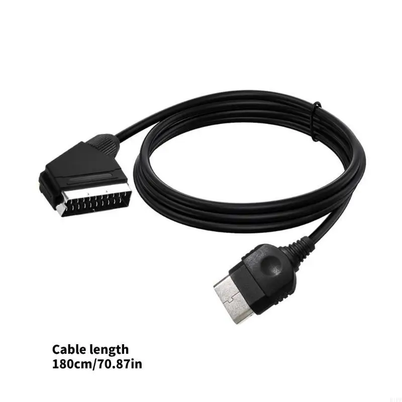 E1PF RGBS SCART CORD لأجهزة المفاتيح الأولى 1.8 متر مادة PVC مرنة