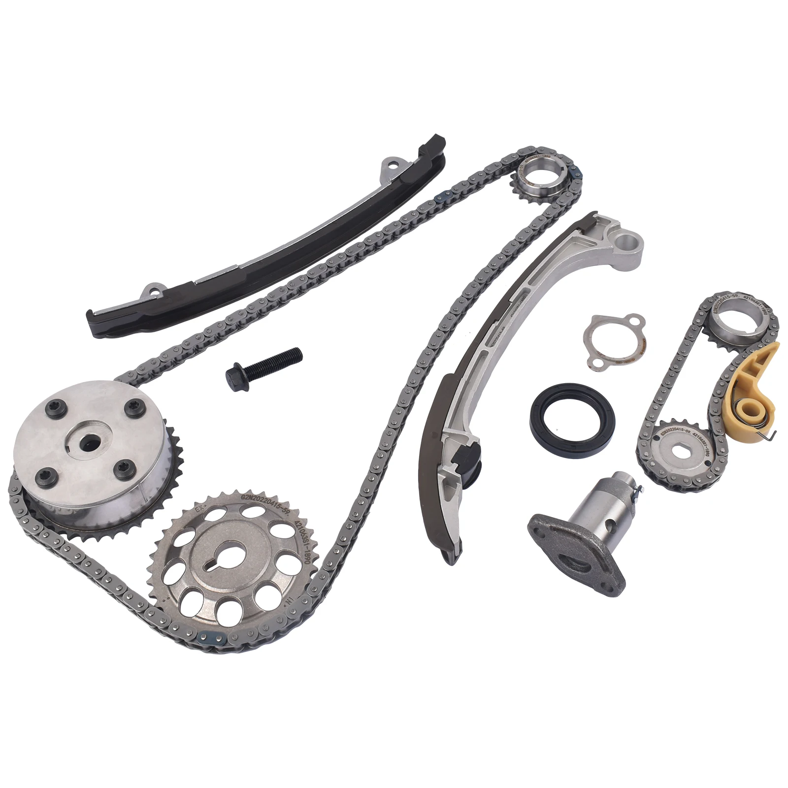 AP01 Timing Chain Kit VVT Gear for Toyota Scion 2.0 1AZFE 2.4 2AZFE 2AZFXE 2001-2015 1354028010,1355928010,1356128010 1354928010