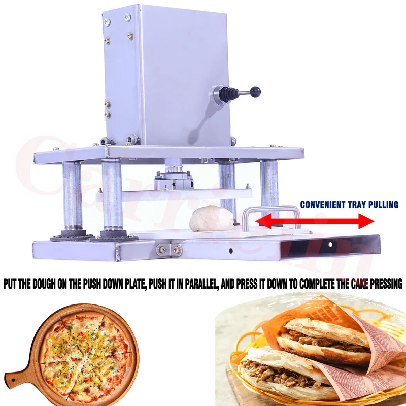 Household Electric Pizza Dough Pastry Press Machine Commercial Pizza Pressing Roller Sheeter Household